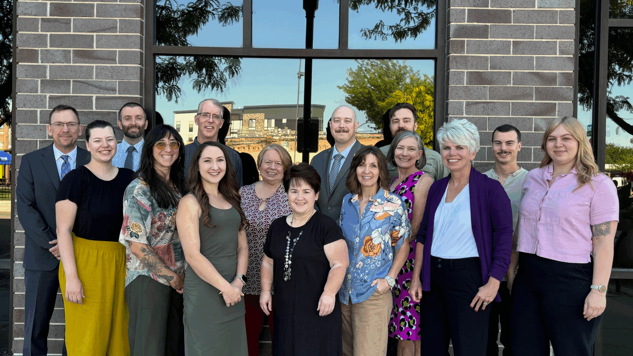COMPASSStaff-August2025 Pictured are COMPASS Staff in order from left to right: Craig Raborn, Olivia Veilstich-McKinnon, Austin Miller, Alexa Roitman, Eric Adolfson, Ashley Cannon, Janet Russel, Teri Gregory, Matt Carlson, Toni Tisdale, Amy Luft, Hunter Mulhall, Megan Sonnen, Brian Crowley, and Josie Gallup