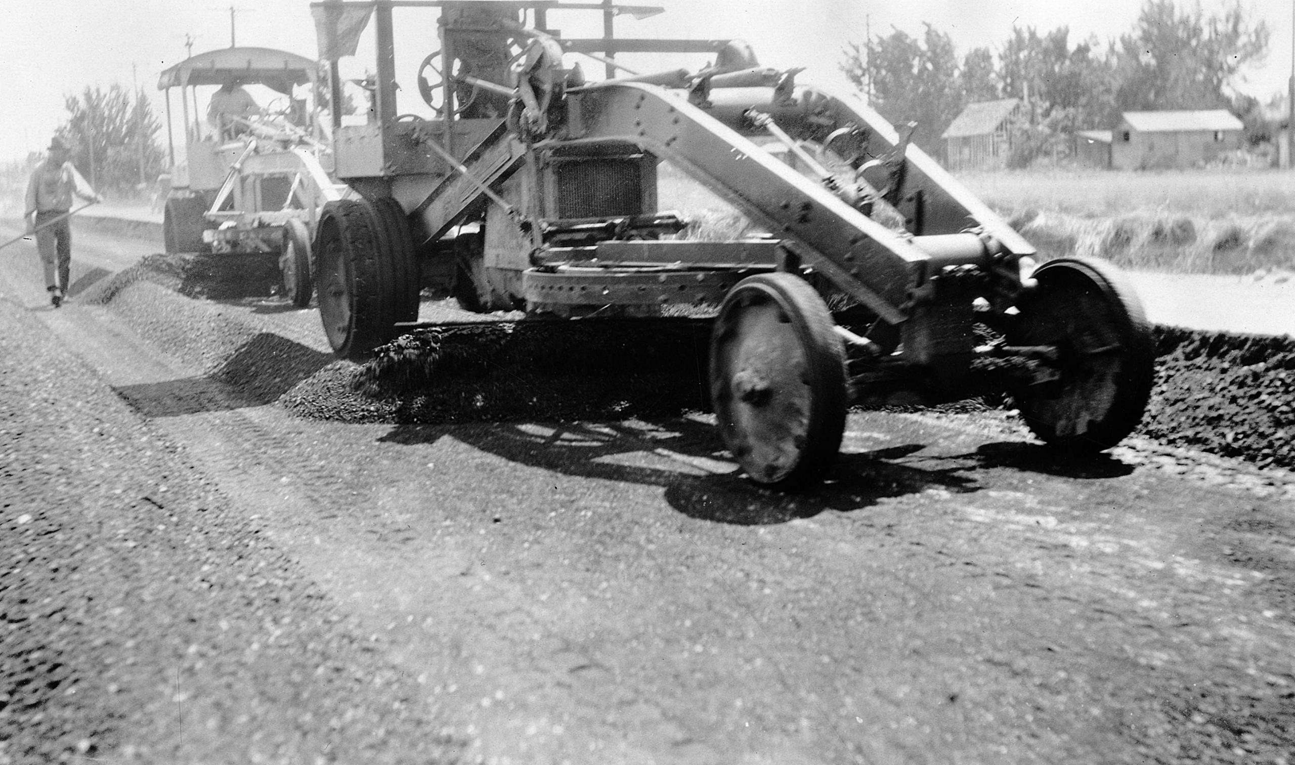 Road Construction, Boise City, Broadway-South - heavy equipment