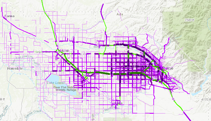 Geographic Information Systems map